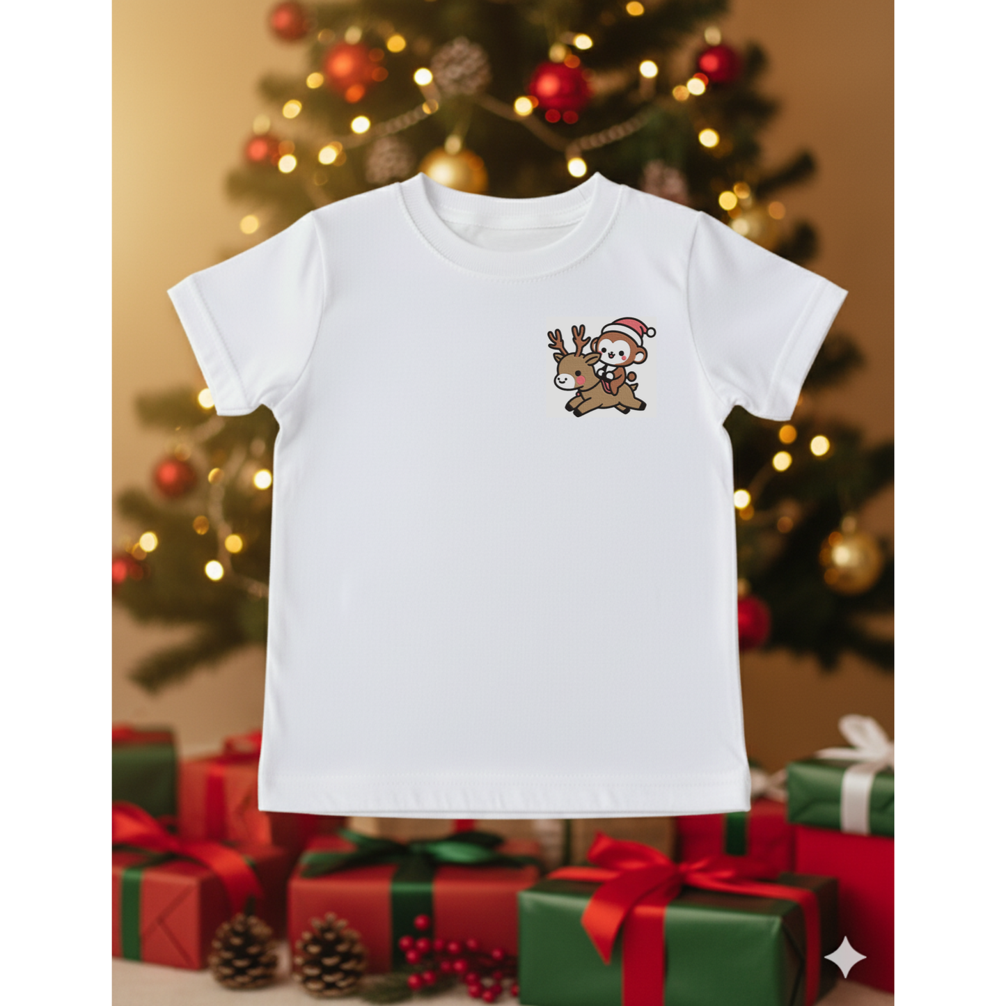 Monkey riding Reindeer